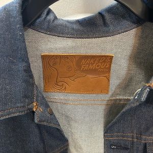 Large Naked and Famous Denim Jacket, worn maybe 6 times, dry cleaned only